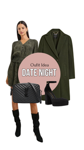 Date Night in San Diego: Chic and Cozy Outfit for Dinner at Steak48